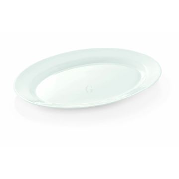 WAS Platte Uni 30,5 x 22,5 cm, 2 Stk. Opalglas