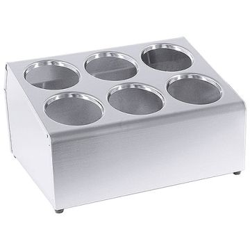 Contacto Besteckbehälter, zweireihig, für 6 Besteckköcher