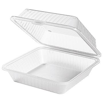 Contacto Eco-Takeouts Behälter, weiß 