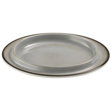 Frilich RAISER OAK Clochenplatte - Porzellanplatte, grau