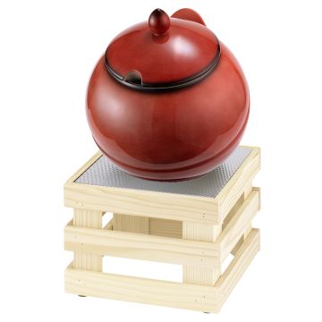 Frilich RAISER NATURE Buffet Bowl, rot 430 mm