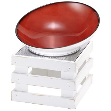 Frilich RAISER VINTAGE Buffetschale, rot 285 mm
