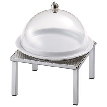 Frilich RAISER INOX Clochenplatte, weiß 258 mm