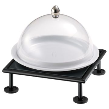 Frilich RAISER RUSTIC Clochenplatte, weiß 210 mm