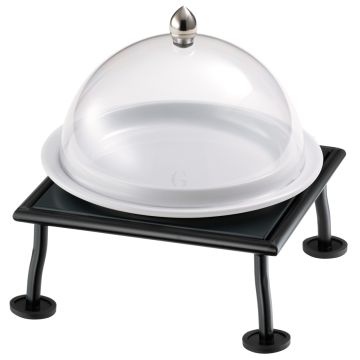 Frilich RAISER RUSTIC Clochenplatte, weiß 260 mm