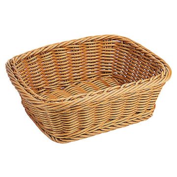 Contacto Korb, eckig, braun