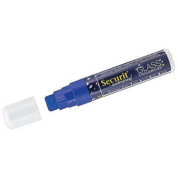 Contacto Kreidemarker breit, wetterfest, blau