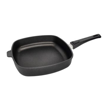 SARO Eurolux Premium Eckpfanne 24 x 24 cm, abnehmbarer Griff