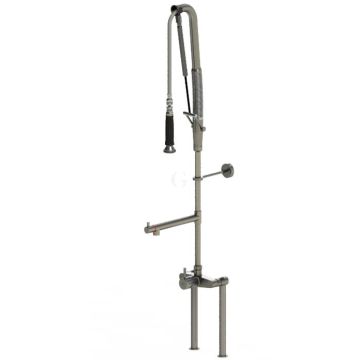 Echtermann TOP CLEAN Geschirrspülbrause mit Einhebelmischer und Schwenkauslauf A=220 mm, 800mm