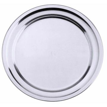 Contacto Bratenplatte, rund, poliert, 210 mm