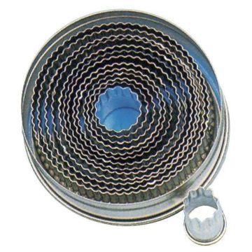 Contacto Ausstechformen, rund, gewellt