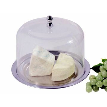 Contacto Platte mit Käseglocke