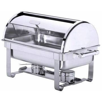 Contacto Roll-Top Chafing Dish, hochglänzend, 2 Behälter