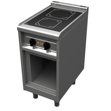 EKU Thermik 650 Elektroherd mit Ceranfeld 2 Kochzonen