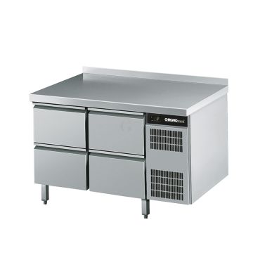 Edelstahl Kühltisch mit 4 Schubladen von Chromonorm