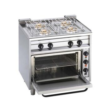 EKU Thermik 650 Gas-Herde "EmaxxBurner Kompakt" EB-650-GEH-4