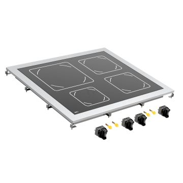 EKU Thermik Integral Einbau-Ceranfelder 4-Felder-Cerankocher D-C-600-4