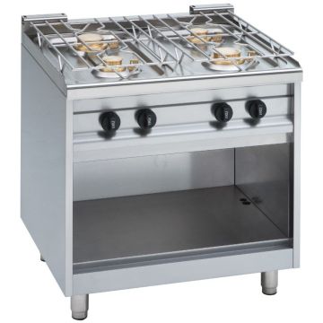 EKU Thermik 650 Gas-Herde "EmaxxBurner Kompakt" EB-650-GST-4