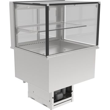 NordCap Einbaukühlvitrine GREEN GE-80-54-E R-290