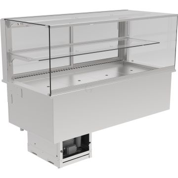 NordCap Einbaukühlvitrine GASTRO GE-145-53-E R-290