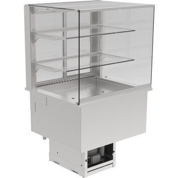 NordCap Einbaukühlvitrine GASTRO GE-112-70-E R-290