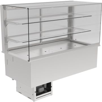 NordCap Einbaukühlvitrine GASTRO GE-145-70-E R-290