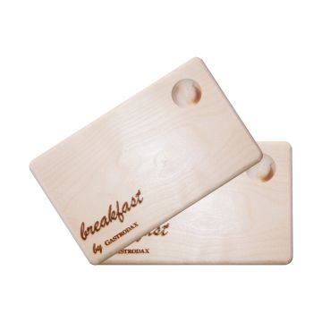 Frühstücksbrett mit Eiablage 2 Stück