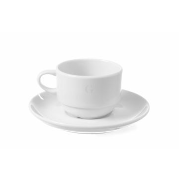 Hendi Tassen und Unterteller Serie Delta, Tasse, 0,09 L, ø 63 mm