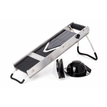 Hendi Gemüseschneider, V-Typ mit Doppelklinge, Schwarz, 530 x 165 x (H) 203 mm