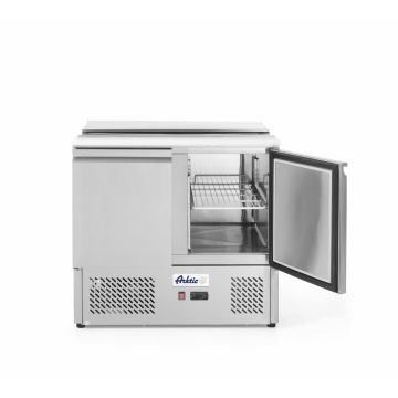 Hendi Saladette, zweitürig 300 L, -2 / 8 ˚C, 230 V /  0,31 kW, R600a, 900 x 700 x (H) 888 mm