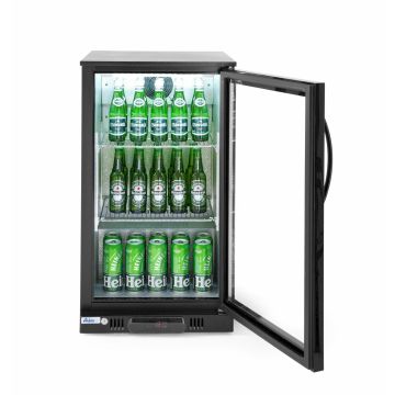 Hendi Bar Kühlschrank, eintürig 93 L, 2 / 10 ˚C, 220 - 240 V / 0,13 kW, R600a, 500 x 500 x (H) 900 mm