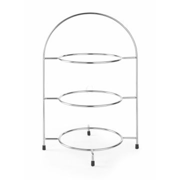 Hendi Teller-Etagere, geeignet für Teller bis max, Ø 275 mm, 290 x 290 x (H) 440 mm