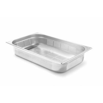 Hendi Gastronorm Behälter 1/1 perforiert, Kitchen Line, GN 1/1, 13,2 L, (H) 100 mm