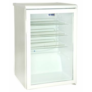 KBS Glastürkühlschrank K 140G weiß