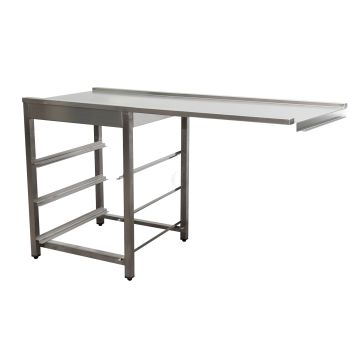 SARO Ablauftisch für Spülmaschine rechts, 1600mm