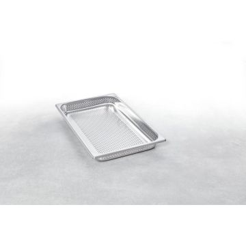 RATIONAL Behälter gelocht, 1/1 GN, 55 mm tief Edelstahl rostfrei 