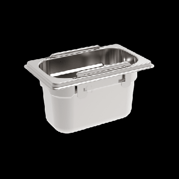 Rieber GastroNorm-Behälter GN 1/9 - 100 mm versenkbare Griffe