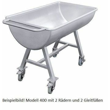 Contacto Mengmulde, 2 Räder u. 2 Gleitfüße, 150 l