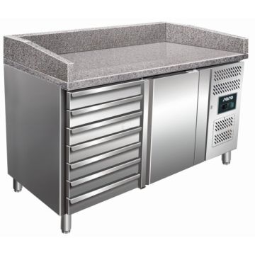 SARO Pizzatisch mit Schubladen Modell MARGA PZ 1610 TN