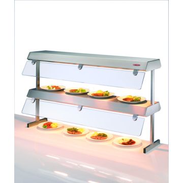 Scholl Wärmebrücke CNS Gehäuse 2-etagig-mit Hustenschutz-1800 mm