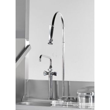 Winterhalter Schlauchpendelbrause mit Einlochmischbatterie