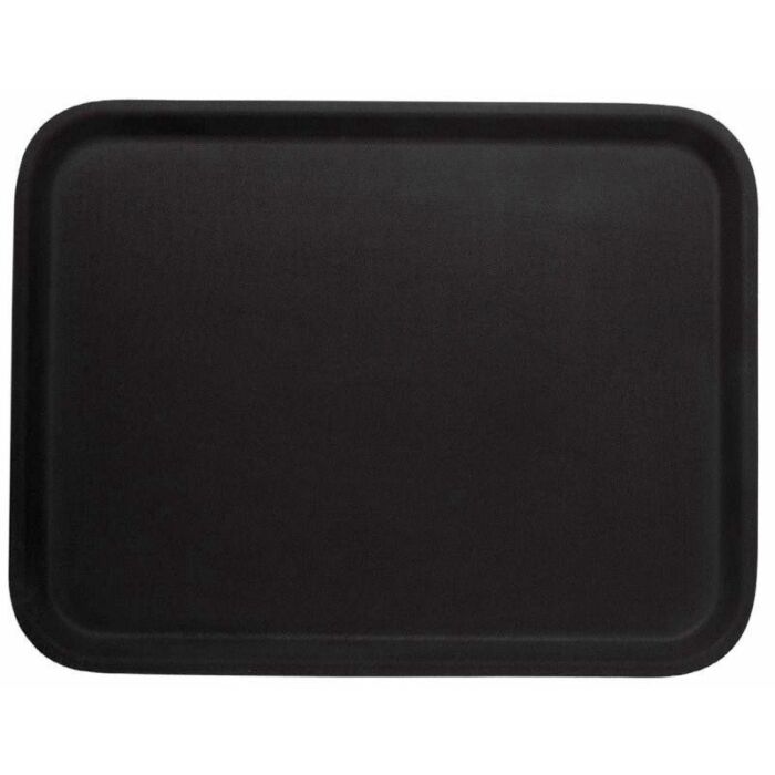 Contacto Tablett, rechteckig, rutschfest, braun, 610 mm