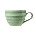 Seltmann Weiden BEAT Color Glaze Kaffeeobertasse 0,26 l mit Relief , salbeigrün