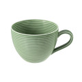 Seltmann Weiden BEAT Color Glaze Kaffeeobertasse 0,26 l mit Relief , salbeigrün