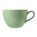 Seltmann Weiden BEAT Color Glaze Milchkaffeeobertasse 0,35 l mit Relief , salbeigrün