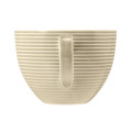 Seltmann Weiden BEAT Color Glaze Milchkaffeeobertasse 0,35 l mit Relief , sandbeige