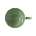 Seltmann Weiden BEAT Color Glaze Kaffeeobertasse 0,26 l mit Relief , salbeigrün