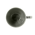 Seltmann Weiden BEAT Color Glaze Milchkaffeeobertasse 0,35 l mit Relief , perlgrau