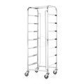 Hendi Transportwagen für Spülmaschinenkörbe, 7 Körbe à 500 x 500 mm