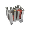Grau Gesprenkelt 480 Cambro Verstellbarer Tellerwagen